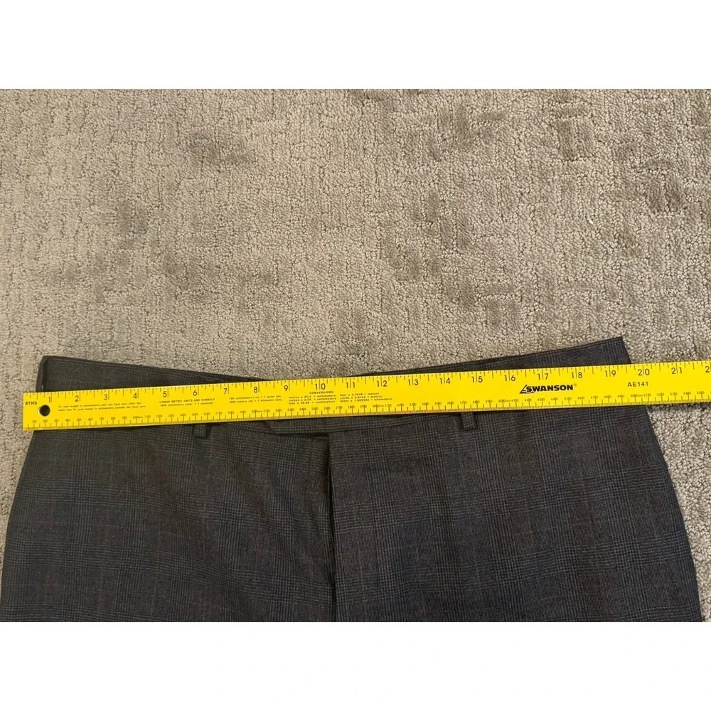 JOS. A. BANK Glen Plaid Wool Cashmere 2 Pc Suit Men's Size 46R, 40X32 With Room